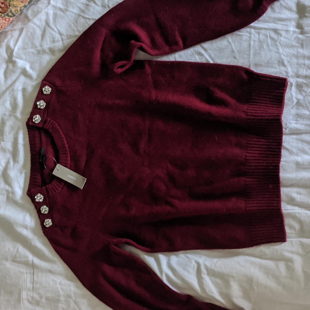 Nwt J Crew lambswool sweater xs